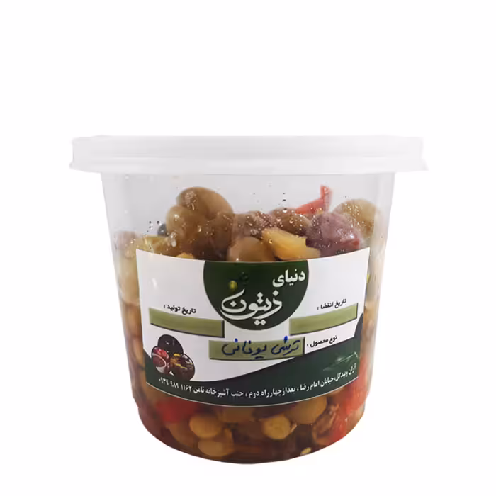 ترشی یونانی دنیای زیتون 500 گرمی