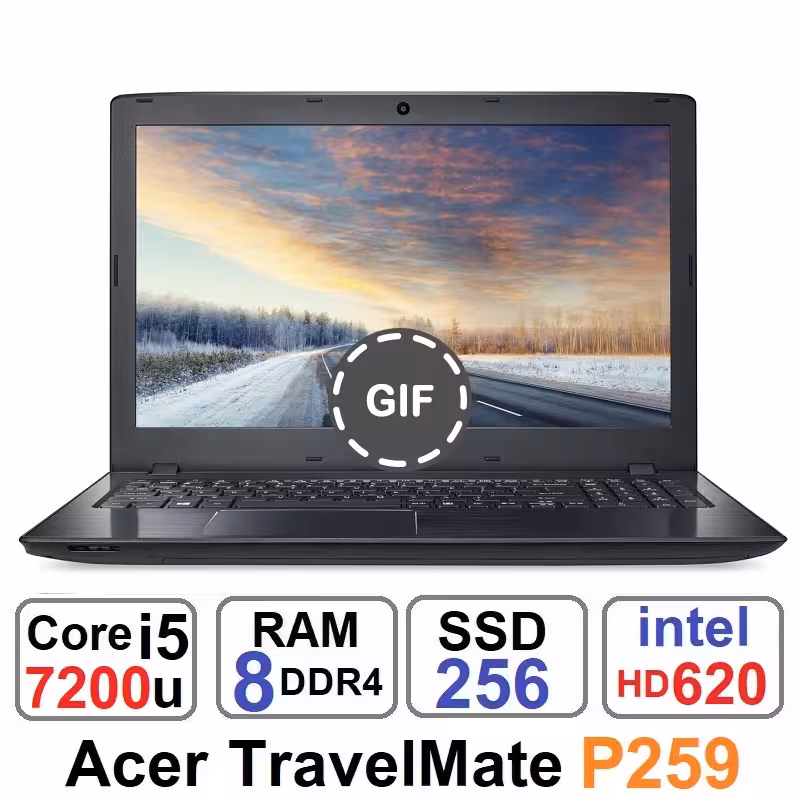 لپ تاپ ایسر ACER travelmate p259 Core i5 7200u