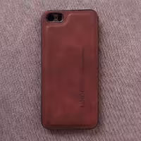 قاب - کاور - گارد چرمی لیندو قهوه ای مناسب برای آیفون 5 (iphone5) iPhone 5 - آیفون 5 اس (iphone5s) iPhone 5s