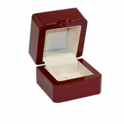 جعبه انگشتری پلی استر براق زرشکی و سبز