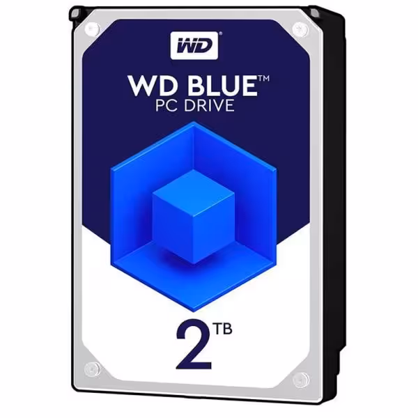 هارددیسک اینترنال وسترن دیجیتال مدل Western Digital Blue WD20EZAZ ظرفیت 2 ترابایت ORIGINAL اصلی