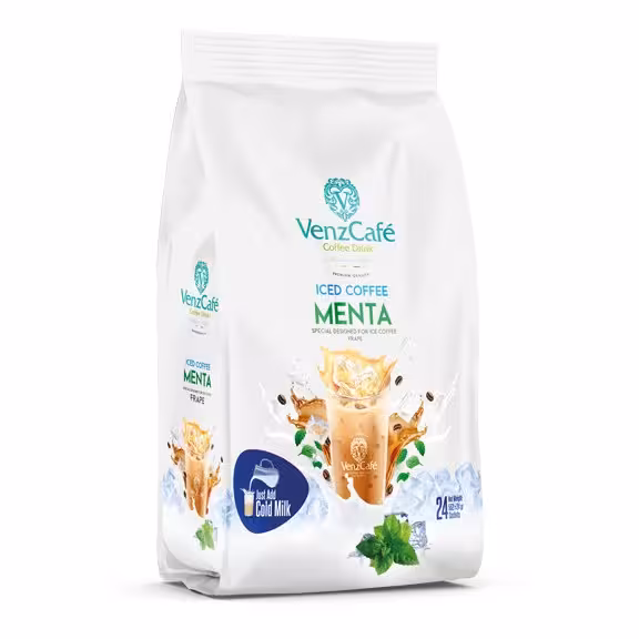 آیس کافی فوری نعناع ونزکافه بسته 24 عددی
