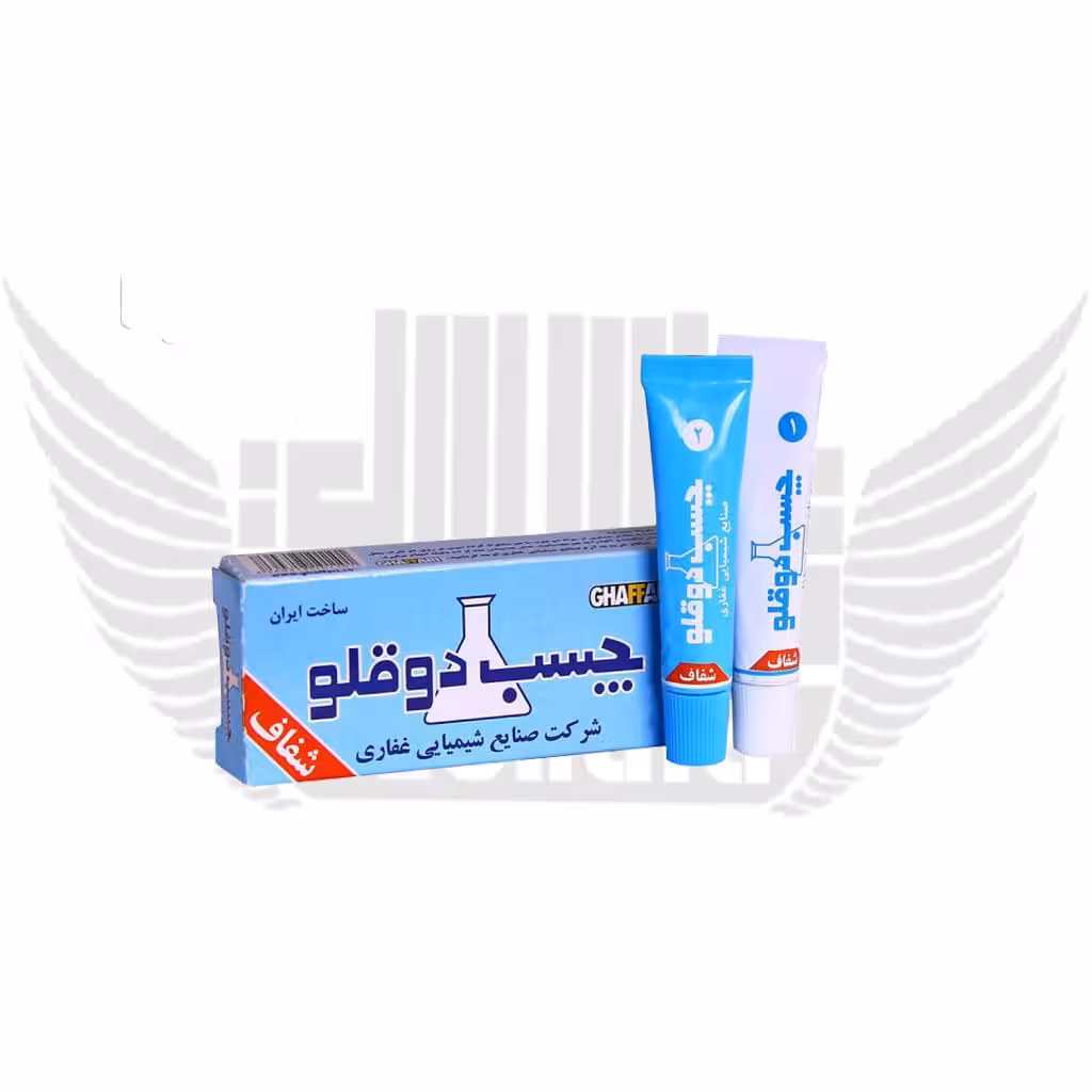 چسب دوقلو شفاف غفاری