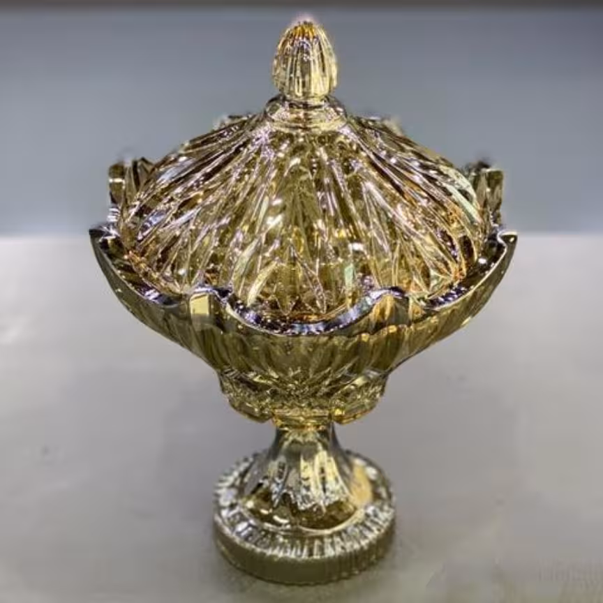 سرویس پذیرایی کریستال 12 نفره الیزه شامپاین پایه فابریک (تولیدی)