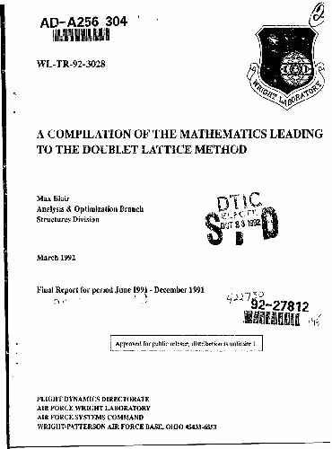 خرید و دانلود نسخه کامل کتاب A COMPILL4TIBN OF THE MATHEMATICS LEADING TO THE DOUBLET LKI TICE METHOD