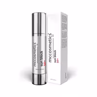 کرم ضد آفتاب سان بلاک sun block SPF50 برند ام سی کازمتیک mccosmetic حجم 50ml