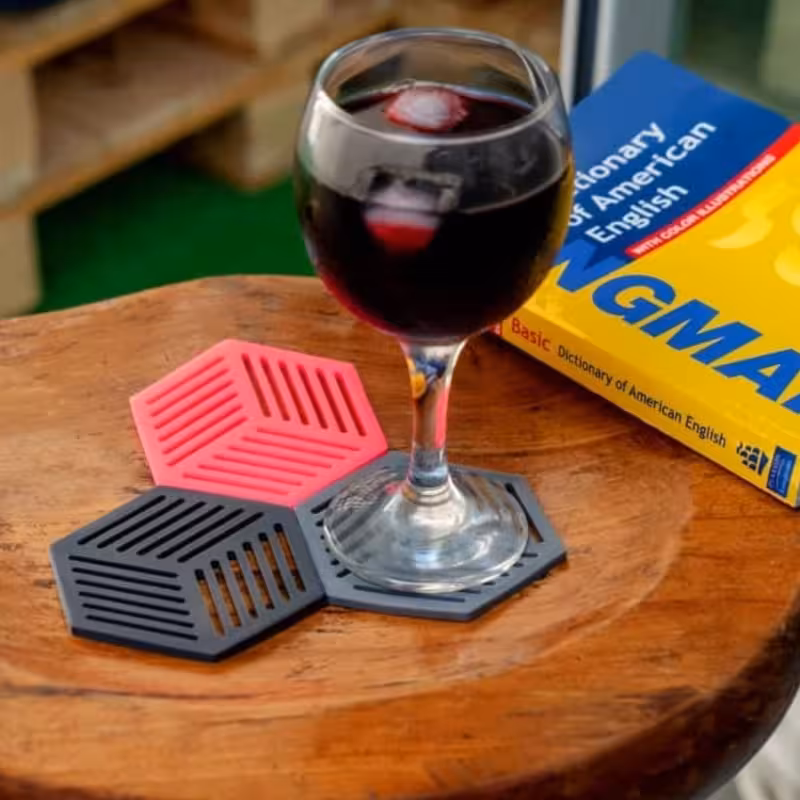 زیر لیوانی سیلیکونی (بسته 3 عددی) | amazonchi