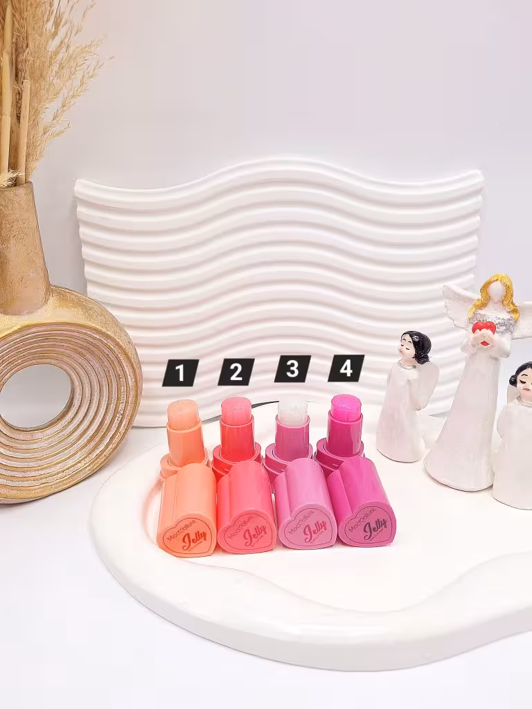 تینت لب ژله ای قلبی اکلیلی برند Moccallure کد 1031