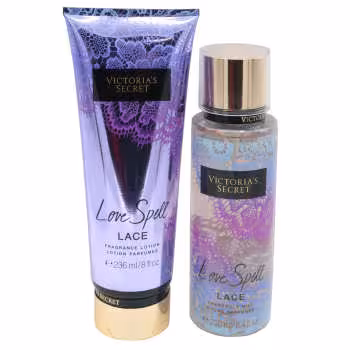 پک لوسیون و بادی اسپلش ویکتوریا سکرت مدل Love Spell Lace مجموعه 2 عددی