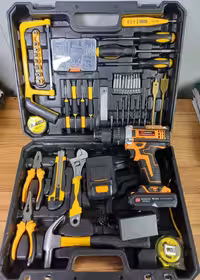 کیت دریل شارژی 98 ولت اینتیمکس به همراه لوازم کامل