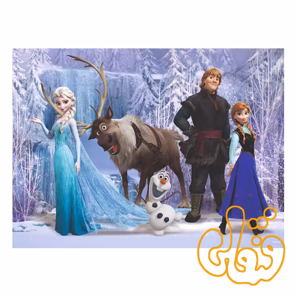 پازل چوبی شخصیتهای کارتونی فروزن