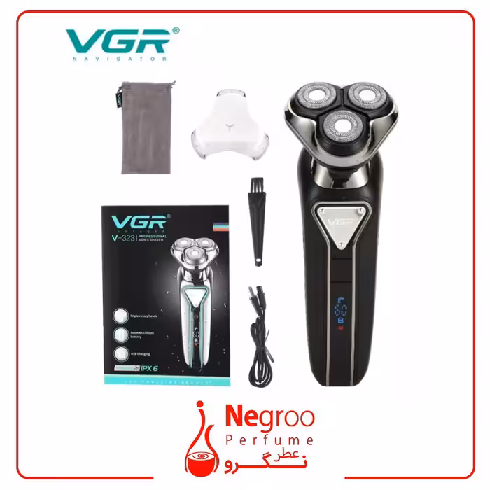 ماشین اصلاح موی صورت وی جی ار مدل V-323