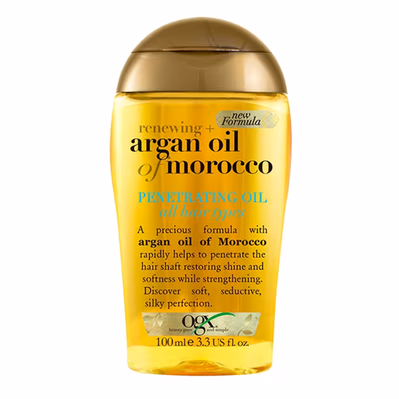 روغن آرگان مراکشی مناسب موهای خشک و ضخیم ogx argan oil of morocco EXTRA PENETRATING OIL • خوش آرا