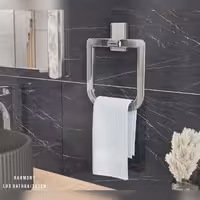 جا حوله هارمونی مدل آوا رنگ طوسی کروم