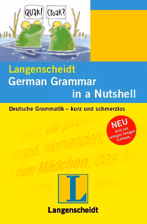 کتاب زبان آلمانی Langenscheidt German Grammar in a Nutshell