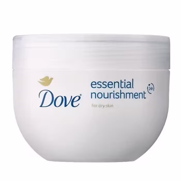 کرم کاسه ای دست و بدن مدل essential nourishment مخصوص پوست های خشک داو حجم 300 میل