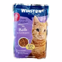 پوچ گربه وینستون طعم گوشت گوساله و هویج Winston Kalb Carrot Jelly