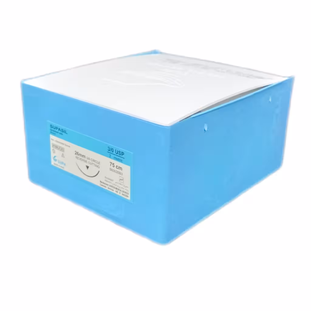 نخ جراحی سیلک 3/0 ریورس کات سوپا