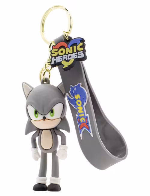 جاکلیدی سیلیکونی فانتزی طرح سونیک هیروز خاکستری