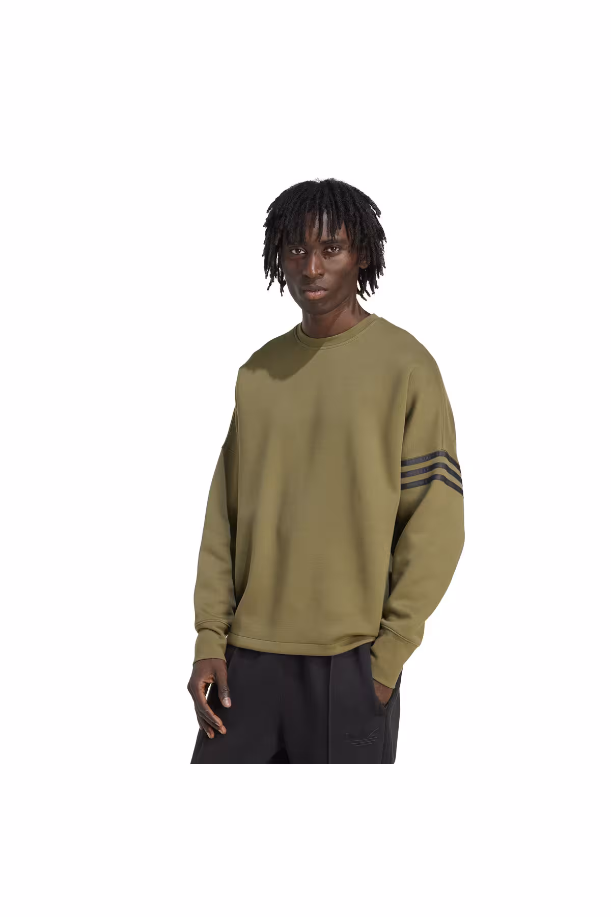 مردانه NC LS OS خدمه پیراهن سبز مردان adidas