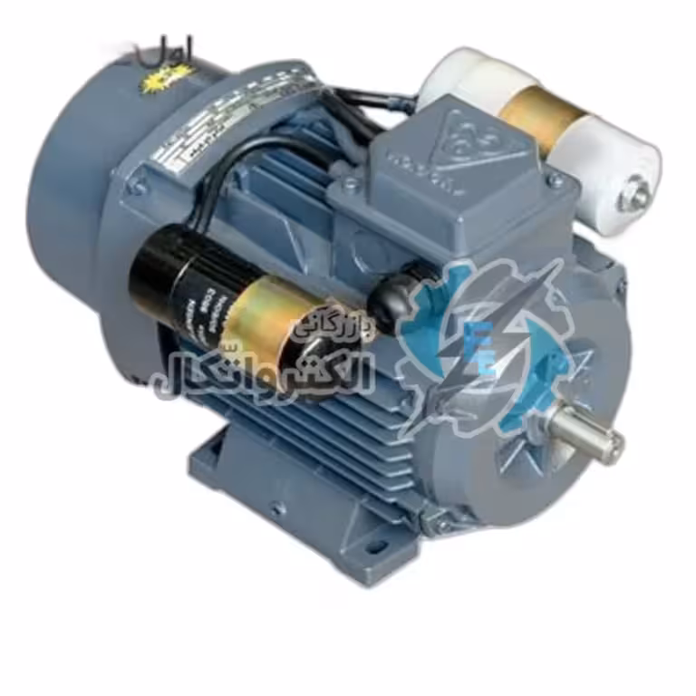الکتروموتور صنعتی 1اسب 0/75kw تکفاز کلاچ دار 1500دور