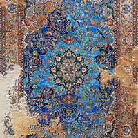 فرش تمام ابریشم  طرح کرمان کد HAC.190.1