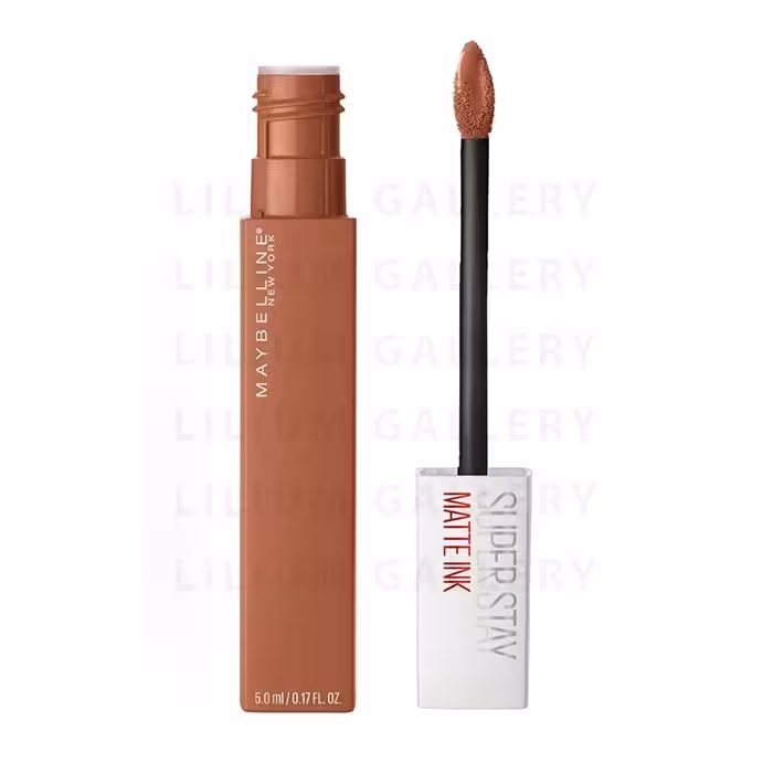 رژ لب مایع مات میبلین مدل سوپر استی رنگ FIGHTER 753254585444145