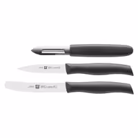 ست 3 عددی چاقو و پوستکن حرفه ای میوه و سبزیجات زولینگ آلمان (دو بچه)