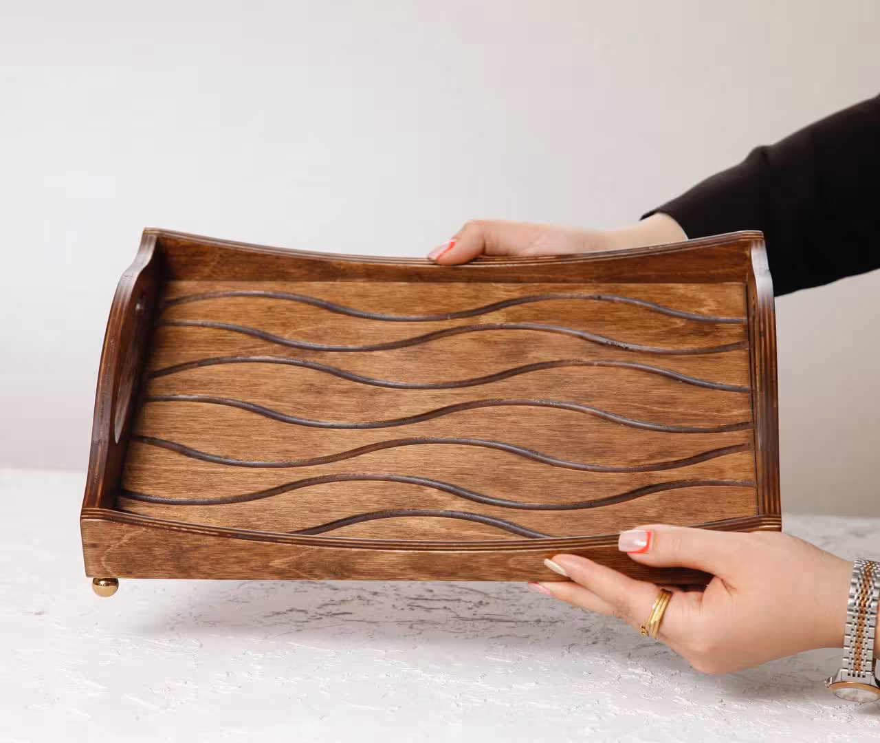 سینی طرح باران متوسط آسا