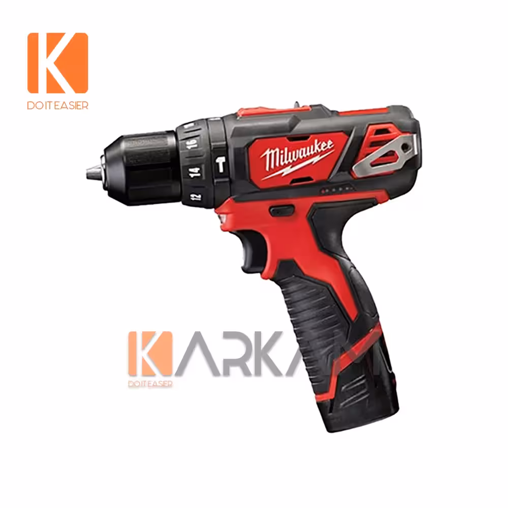 دریل شارژی 12ولت لیتیوم چکشی M12BPD-202C میلواکی
