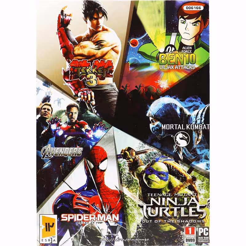 بازی کامپیوتر Fighting Games Collection 6-In-1 PC 1DVD9 رسام ایده