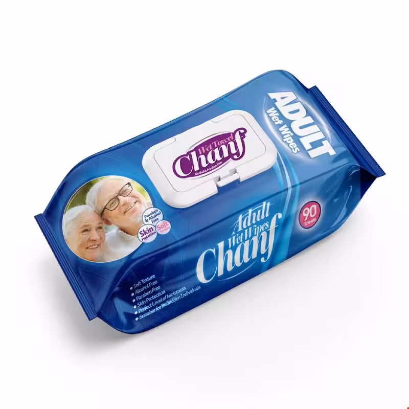 دستمال مرطوب بزرگسال چانف 90 عددی