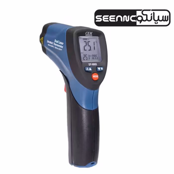دماسنج ترمومتر لیزری 800 درجه مدل CEM DT-8863