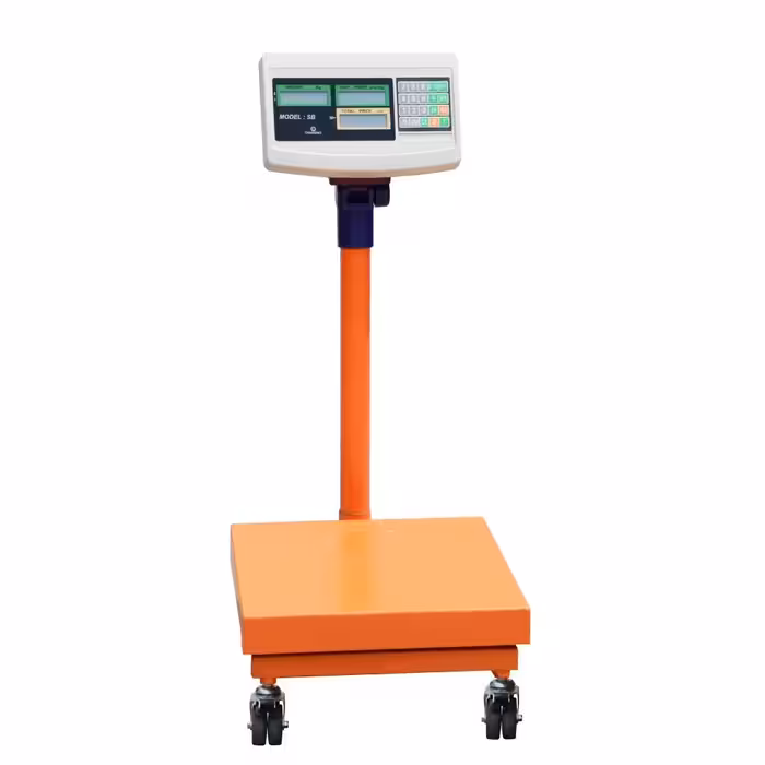 باسکول 150 کیلوگرمی دیجیتالی بی نظیر مدل MB153L چرخدار