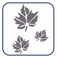 شابلون طرح برگ کد 94 سایز 40 در 60 