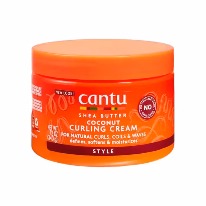 کرم موی فر کنتو مدل نارگیل حجم 340 گرم Cantu Coconut Curling Cream
