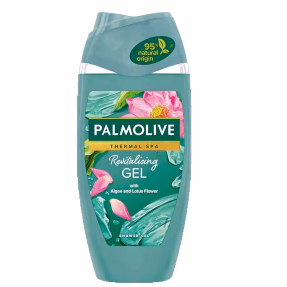 مشخصات، خرید و قیمت ژل دوش احیا کننده Thermal Spa پالمولیو حجم 250 میل ⭐️ ویان مارکت