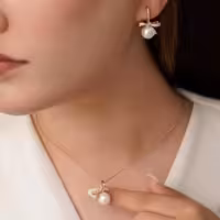 نیم ست مجلسی ژوپینگ . مرواریدی SKU418