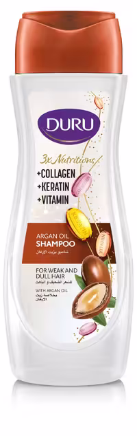 شامپو سر دو رو Du ru Dull & Weak Hair With Argan Oil با روغن آرگان حجم600 میل