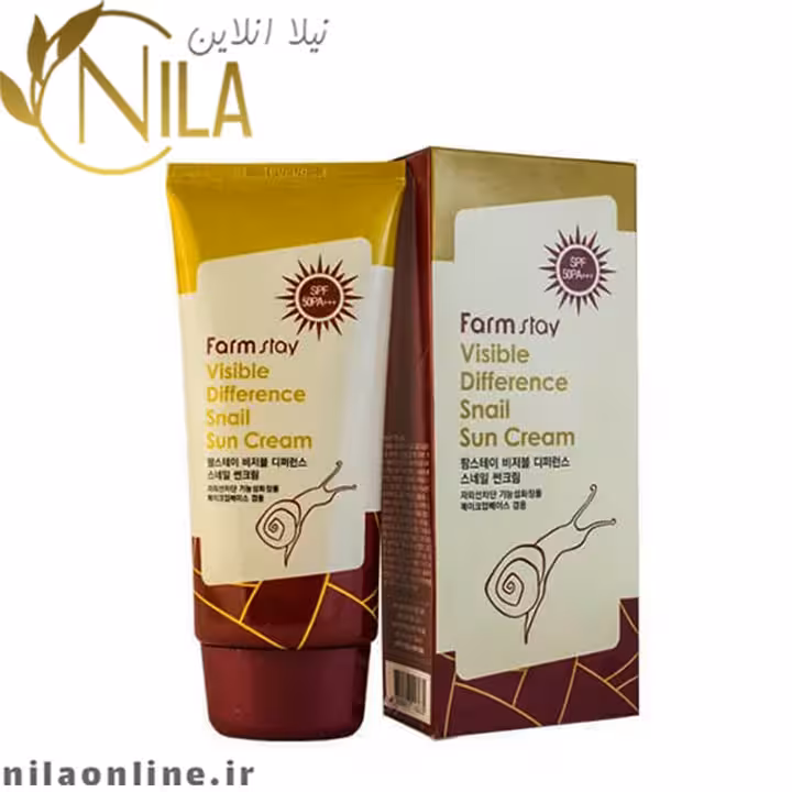 کرم ضد آفتاب حلزون فارم استی farm stay وزن 70 گرم