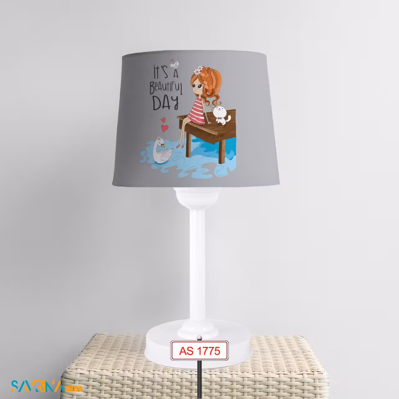 آباژور بچگانه طرح دختر کوچولو کد AS1775