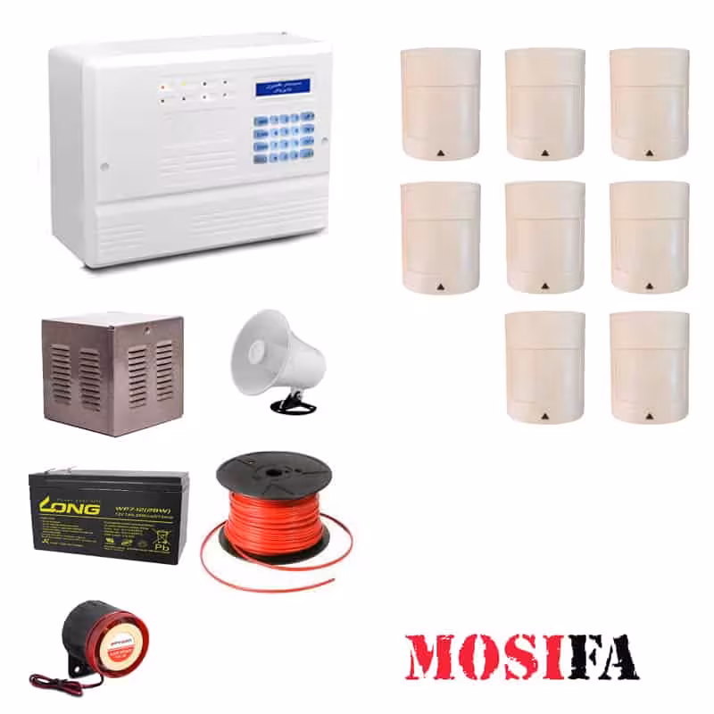 پکیج دزدگیر اماکن فایروال F10 مدل FPR8