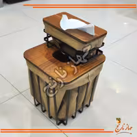 سطل و جادستمال فلزی