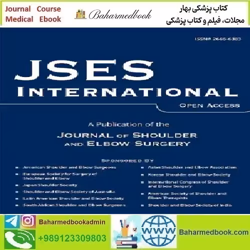 JSES International Volume 6 Issue 1 to 6 2022 TRUE PDF price 6€ - کتاب پزشکی بهار
