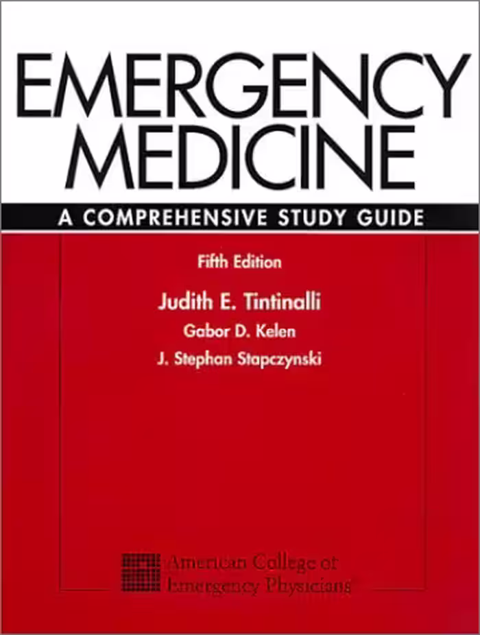 خرید و دانلود نسخه کامل کتاب Emergency Medicine A Comprehensive Study Guide