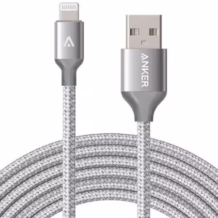 کابل تبديل USB به لايتنينگ انکر مدل PowerLine  II طول 0.9 متر