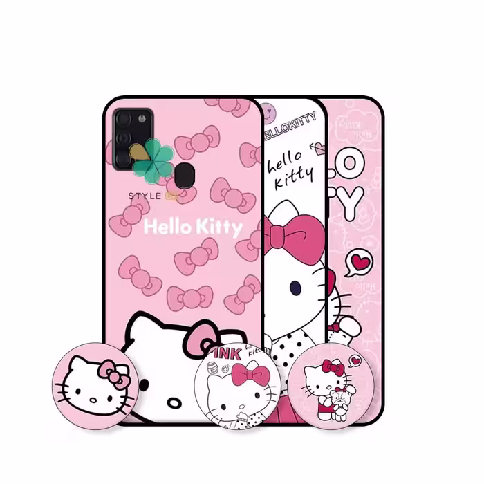 قاب دخترانه گوشی سامسونگ Samsung Galaxy A21s طرح Hello Kitty