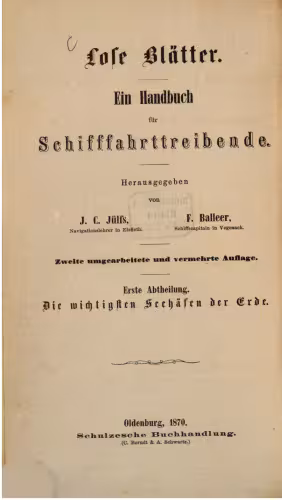 خرید و دانلود نسخه کامل کتاب Die wichtigsten Seehäfen der Erde / Asien, Australien, Südamerika und Westindien