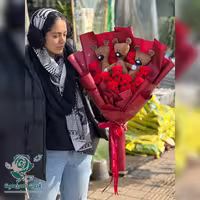 بوکت دسته گل عروسکی شماره m15
