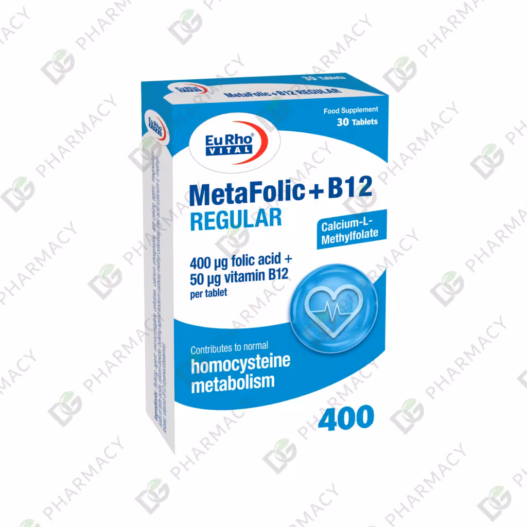متافولیک پلاس ب12 رگولار یوروویتال دیجی فارماسی